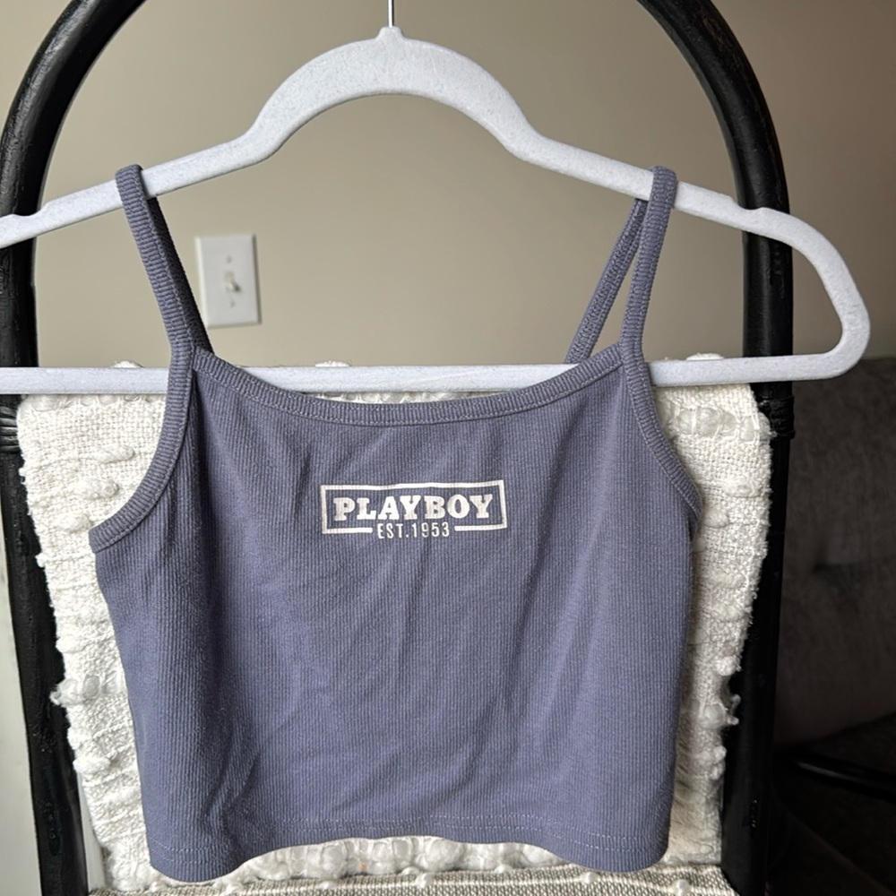 Playboy cropped tank